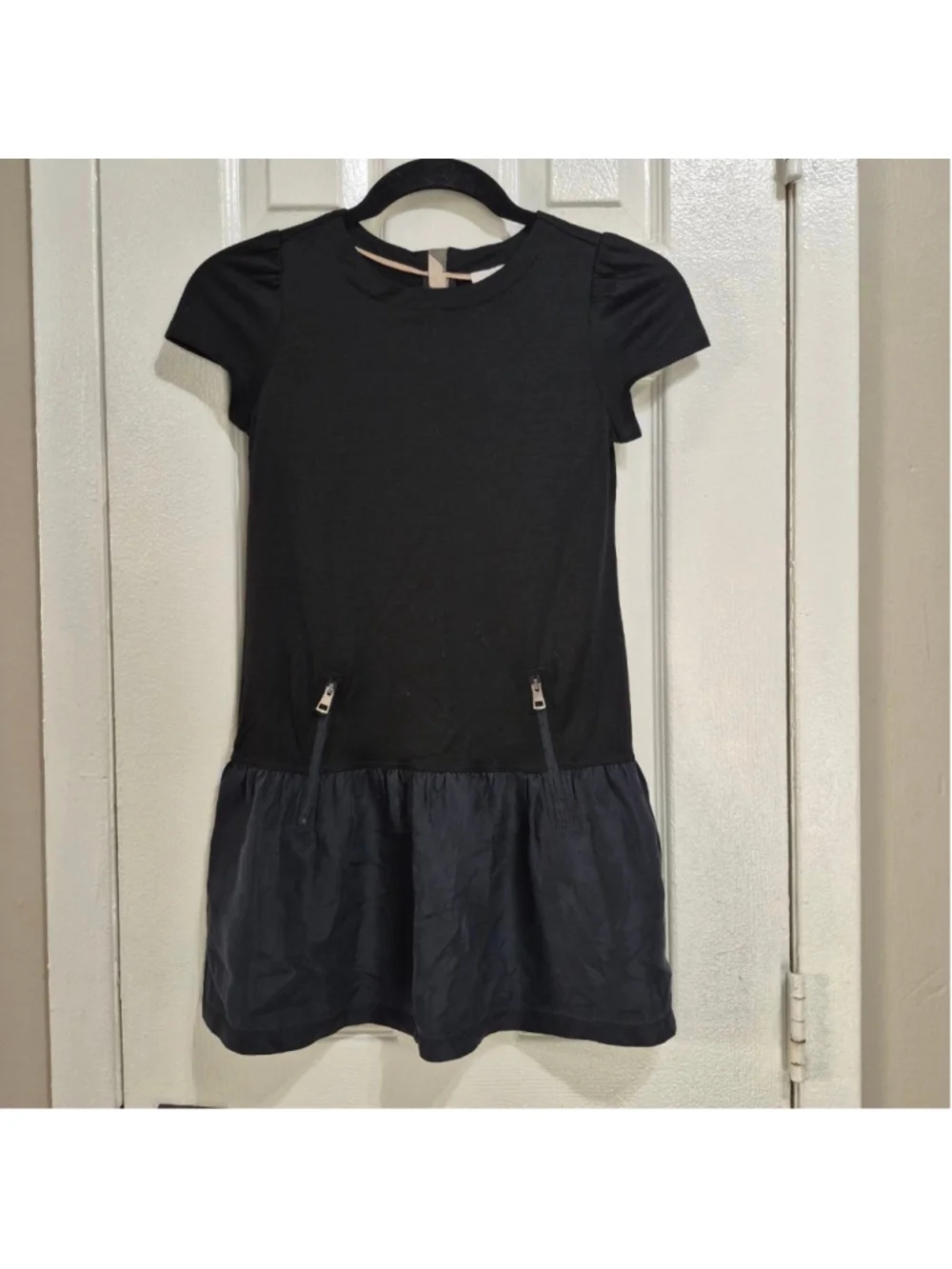 Girls Burberry Casual Dress Size 10 Black